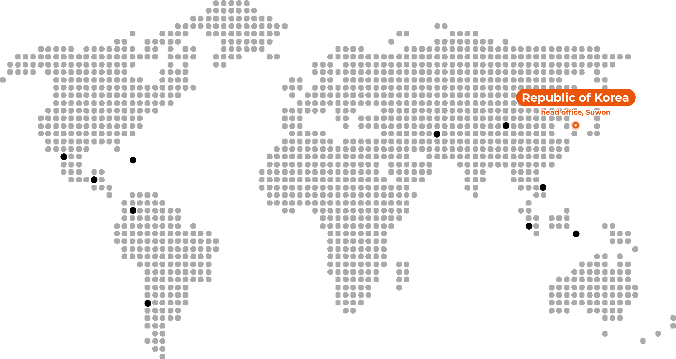 Global export network map